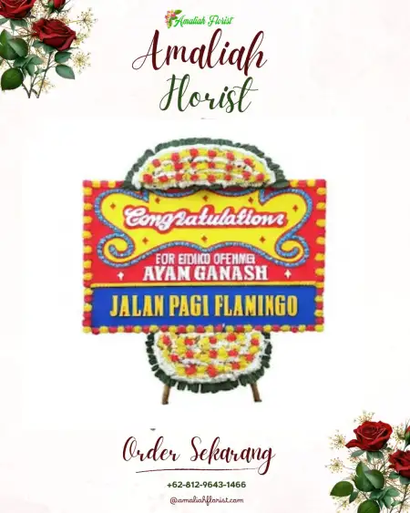 Sewa Papan Bunga Delang